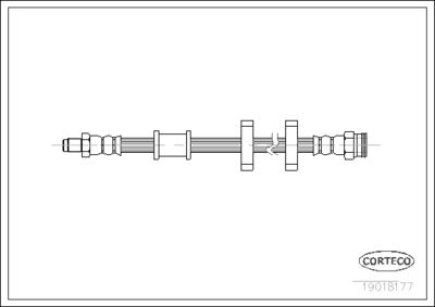 Brake Hose CORTECO 19018177