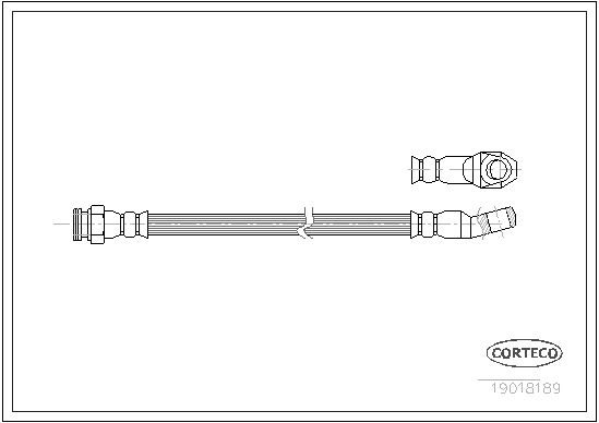 CORTECO 19018189 Brake Hose