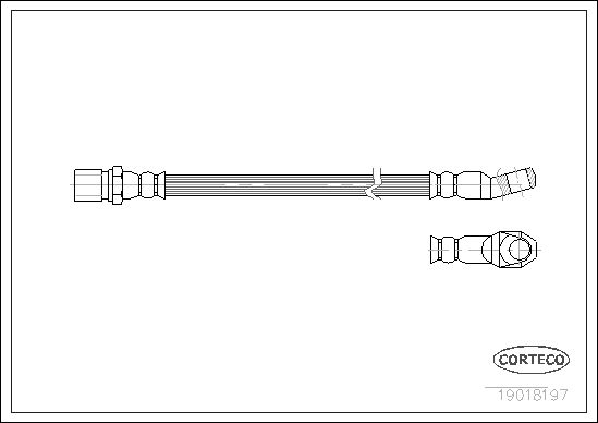 CORTECO 19018197 Brake Hose