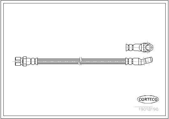 CORTECO 19018198 Brake Hose