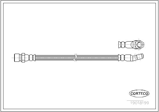 CORTECO 19018199 Brake Hose
