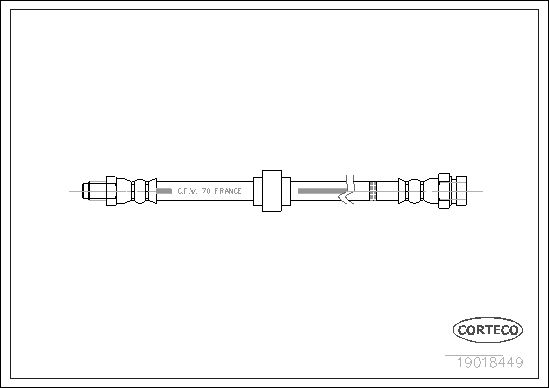 CORTECO 19018449 Brake Hose