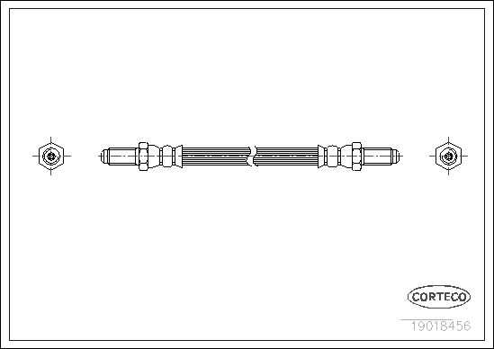 CORTECO 19018456 Brake Hose