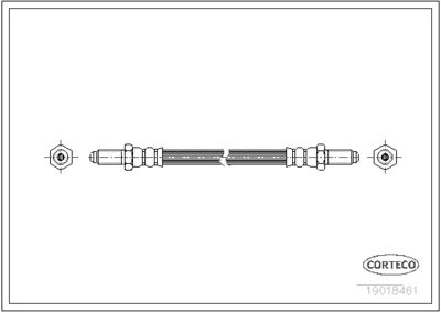 Brake Hose CORTECO 19018461