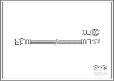 Brake Hose CORTECO 19018473