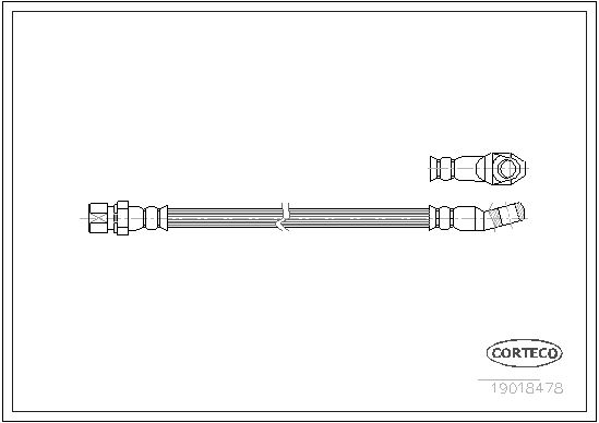 CORTECO 19018478 Brake Hose