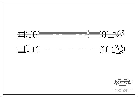 CORTECO 19018480 Brake Hose