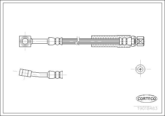 CORTECO 19018483 Brake Hose