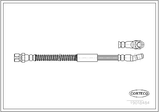 CORTECO 19018484 Brake Hose
