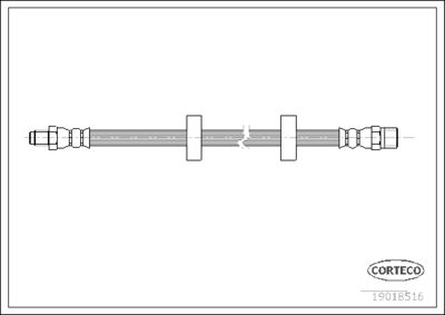Brake Hose CORTECO 19018516
