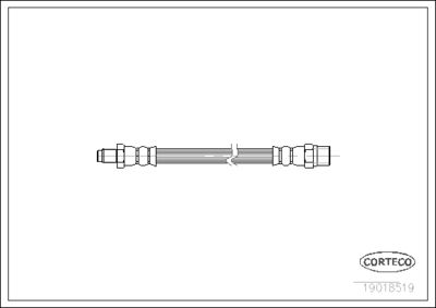 Brake Hose CORTECO 19018519
