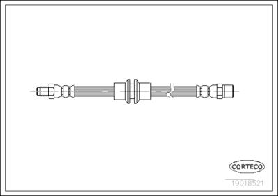 Brake Hose CORTECO 19018521