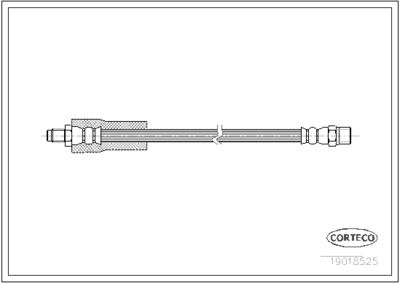Brake Hose CORTECO 19018525