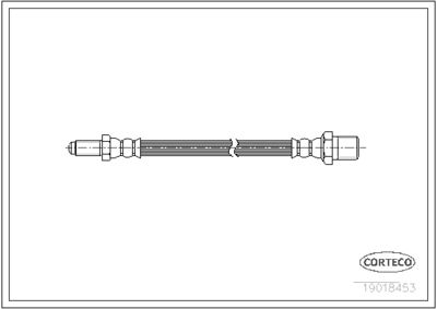 Brake Hose CORTECO 19018543