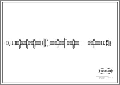 Brake Hose CORTECO 19018557
