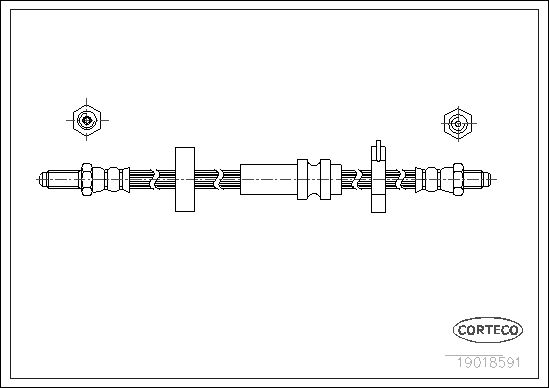 CORTECO 19018591 Brake Hose