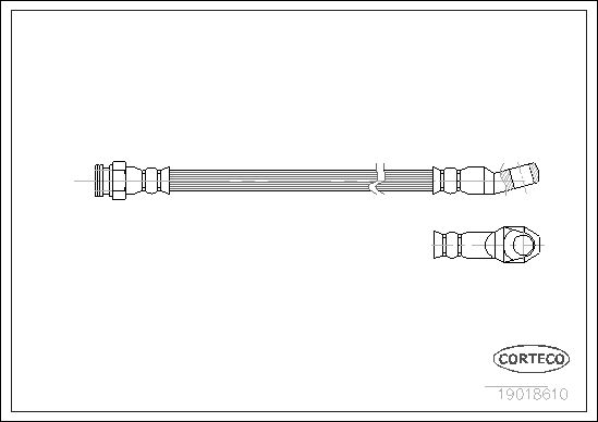 CORTECO 19018610 Brake Hose