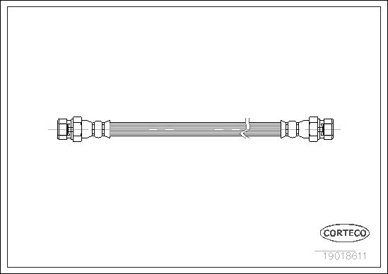 CORTECO 19018611 Brake Hose
