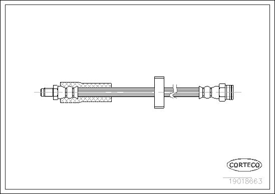 CORTECO 19018663 Brake Hose
