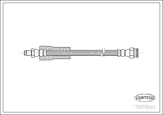 CORTECO 19018666 Brake Hose