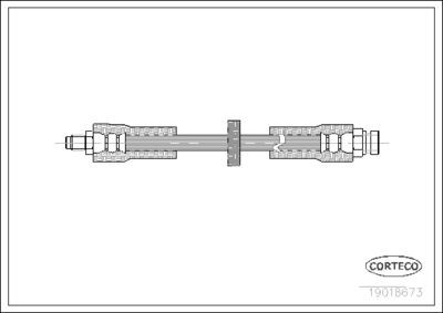 Brake Hose CORTECO 19018673