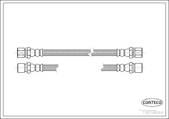 CORTECO 19018694 Brake Hose