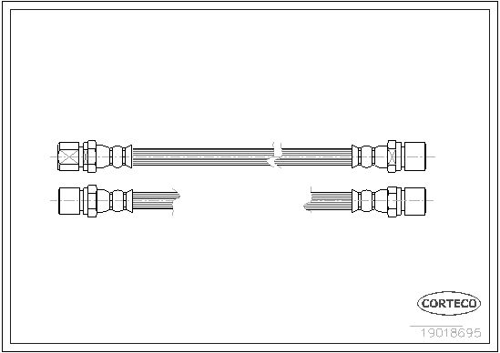 CORTECO 19018695 Brake Hose