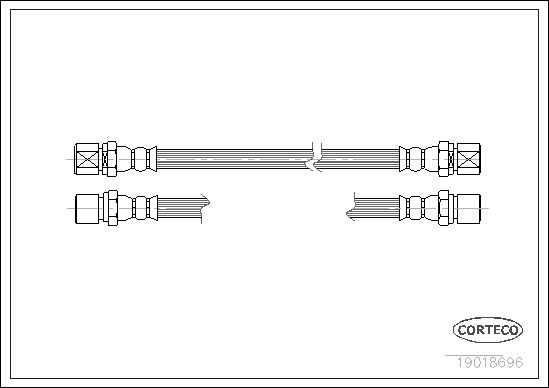 CORTECO 19018696 Brake Hose