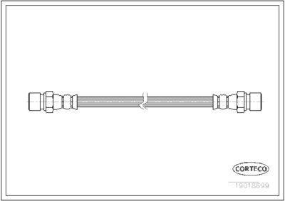 Brake Hose CORTECO 19018699