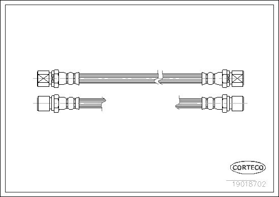 CORTECO 19018702 Brake Hose