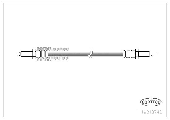 CORTECO 19018740 Brake Hose