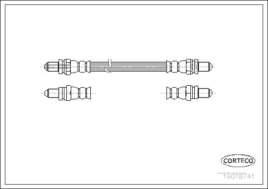 CORTECO 19018741 Brake Hose