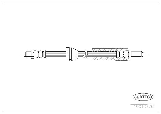 CORTECO 19018770 Brake Hose
