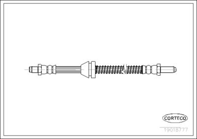 Brake Hose CORTECO 19018777