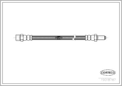 Brake Hose CORTECO 19018787