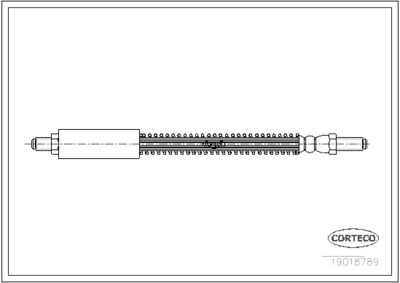 Brake Hose CORTECO 19018789