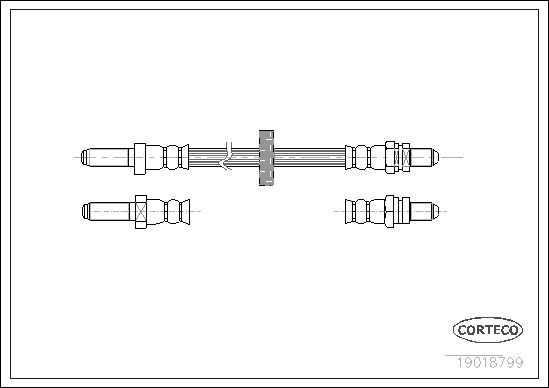 CORTECO 19018799 Brake Hose