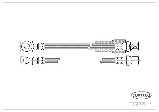 CORTECO 19018874 Brake Hose