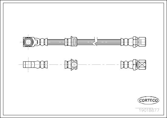 CORTECO 19018877 Brake Hose