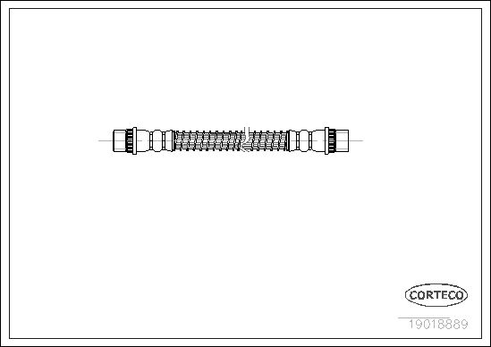 CORTECO 19018889 Brake Hose