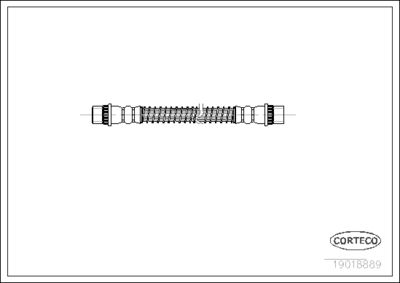 Brake Hose CORTECO 19018889