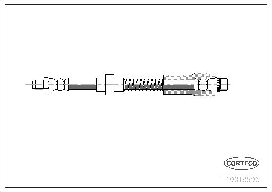 CORTECO 19018895 Brake Hose