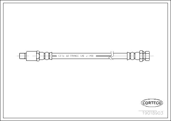 CORTECO 19018903 Brake Hose
