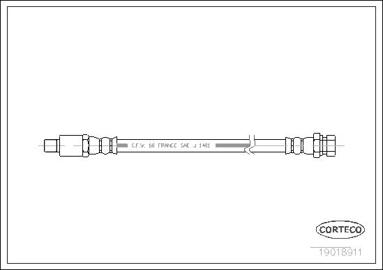 CORTECO 19018911 Brake Hose