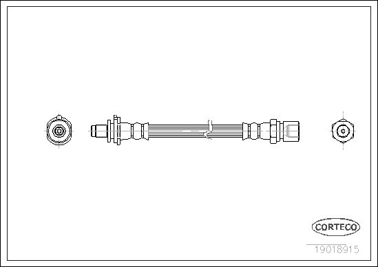 CORTECO 19018915 Brake Hose