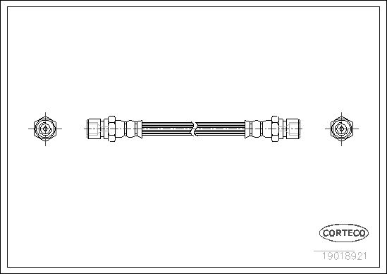 CORTECO 19018921 Brake Hose