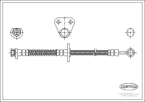 CORTECO 19018937 Brake Hose