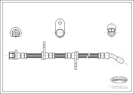 CORTECO 19018939 Brake Hose