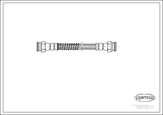 CORTECO 19019111 Brake Hose