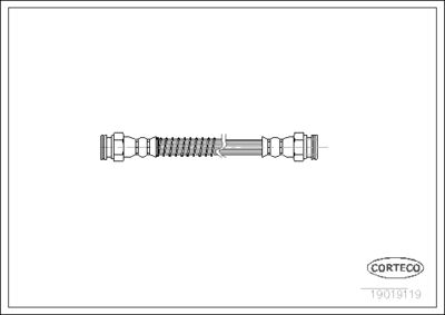 Brake Hose CORTECO 19019119